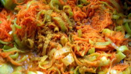 чечевично-морковный суп-пюре с карри