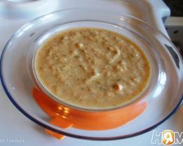 Детский суп-пюре из кижуча с зеленью