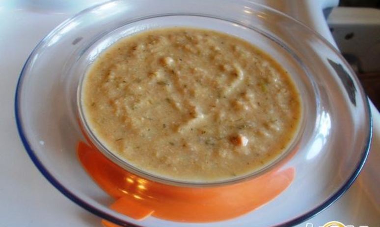 Рецепт детского супа-пюре из кижуча с зеленью