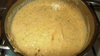 детский суп-пюре из кижуча с зеленью