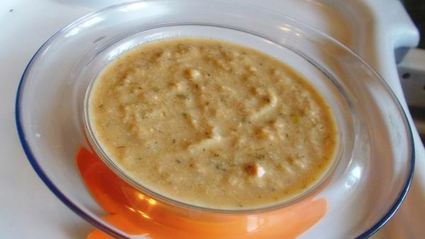 детский суп-пюре из кижуча с зеленью