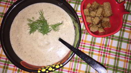 душевный грибной суп-пюре