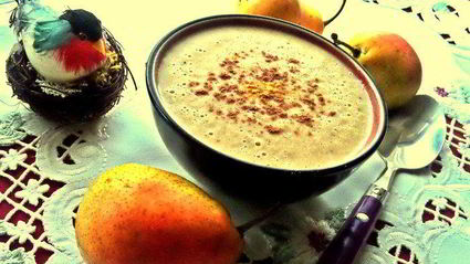 грушевый суп-пюре со сливками