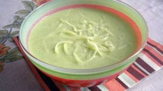 Кабачковый суп пюре