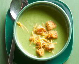 Легкий суп-пюре с брокколи