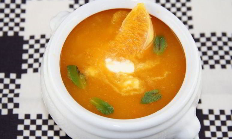 Рецепт морковна-апельсинового суп-пюре