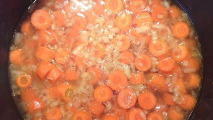 морковно-имбирный суп-пюре