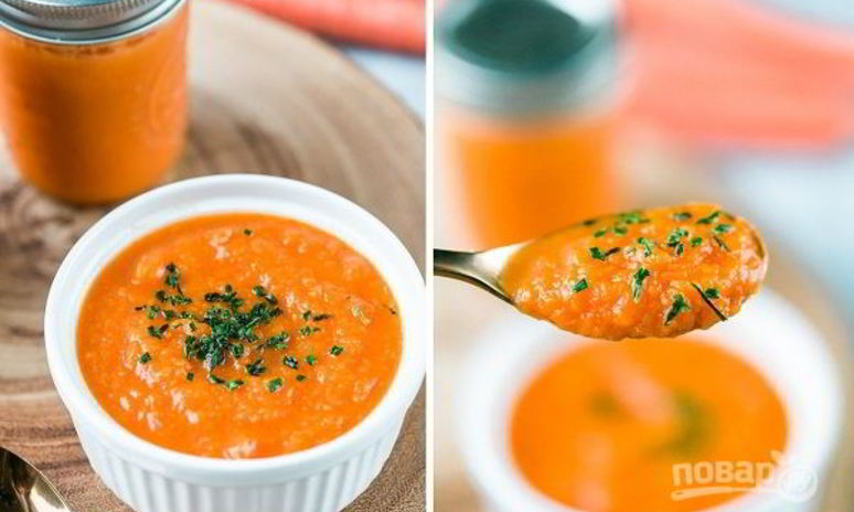 Рецепт морковного супа-пюре в мультиварке