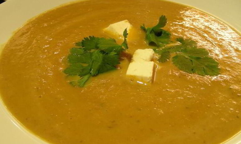 Рецепт нежного супа-пюре биск из овощей и каштанов