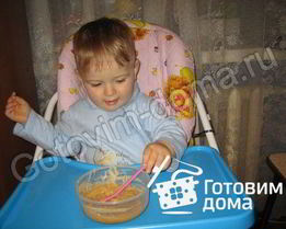 Овощной суп-пюре с манной крупой