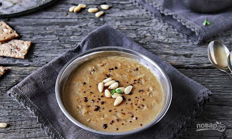 Рецепт постного грибного супа-пюре