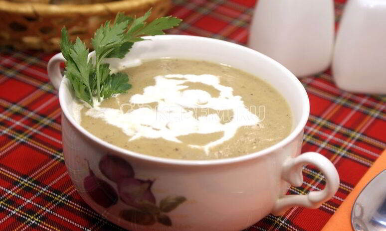 Рецепт сливочного супа-пюре из цуккини