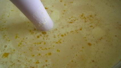 сливочный суп-пюре с семгой