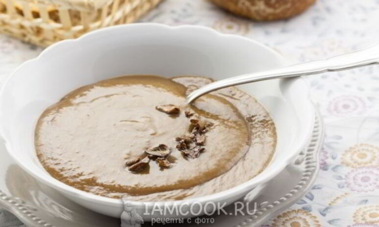 Рецепт супа-пюре грибного из сушеных грибов