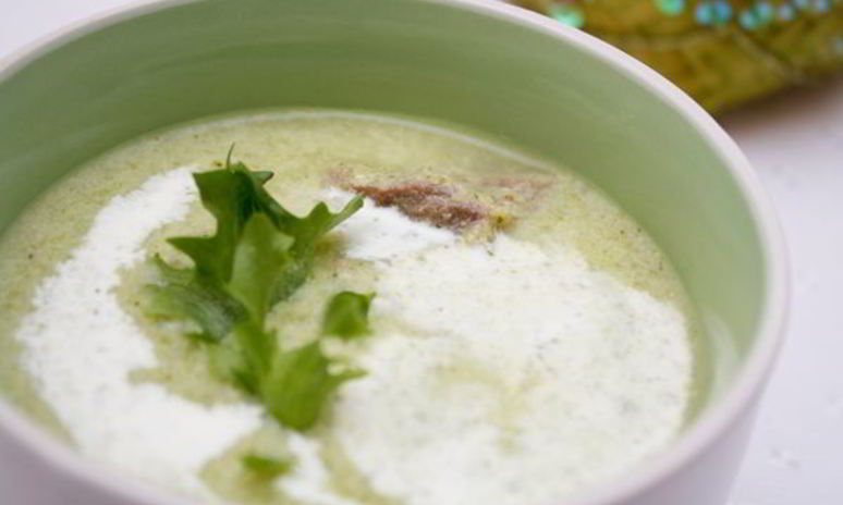 Рецепт супа-пюре из брокколи и зеленой фасоли