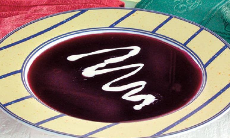 Рецепт супа-пюре из черники