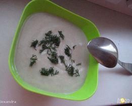 Суп-пюре из фасоли