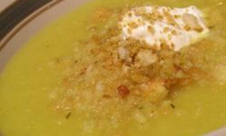 Рецепт супа-пюре из кабачков с карри