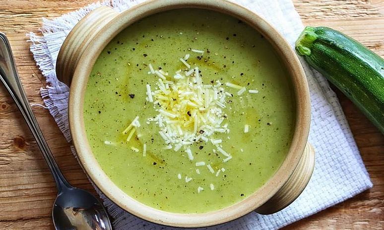 Рецепт супа пюре из кабачков со сливками