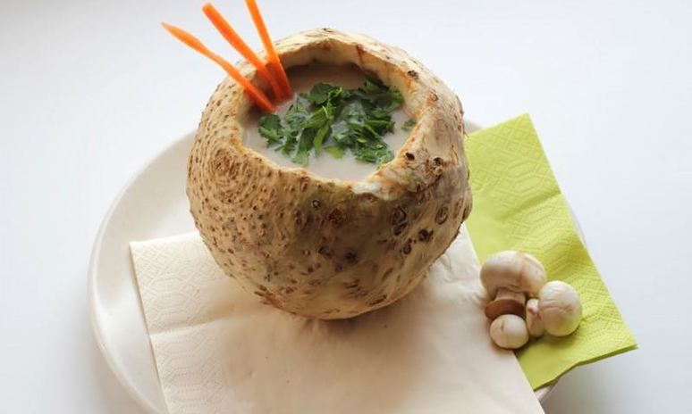 Рецепт супа-пюре из корня сельдерея в сельдерее