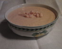 Суп-пюре из красной рыбки