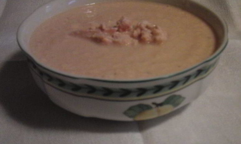 Рецепт супа-пюре из красной рыбки