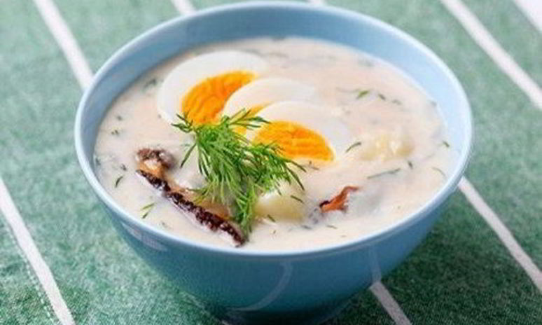 Рецепт супа-пюре из курицы и грибов по-французски