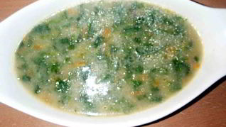Суп-пюре из молодой крапивы