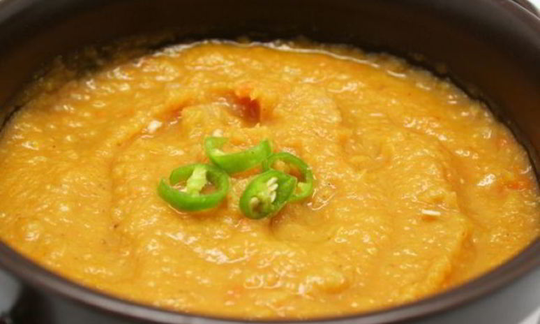 Рецепт супа-пюре из нута и лука порея