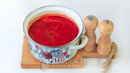 суп-пюре из печеных томатов