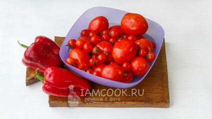 суп-пюре из печеных томатов