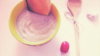 Суп-пюре из шампиньонов со сметаной