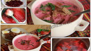 Суп-пюре из свеклы