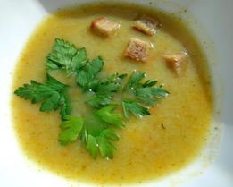 Суп-пюре из цветной капусты и брокколи