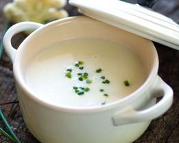 Суп-пюре из цветной капусты со сливками