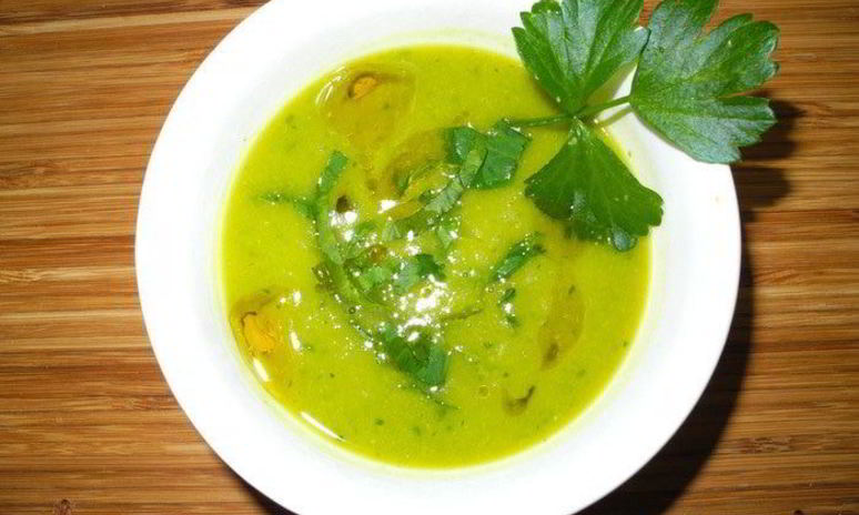 Рецепт супа-пюре из тыквы и горошка