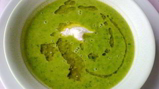 Суп-пюре Мятный горошек