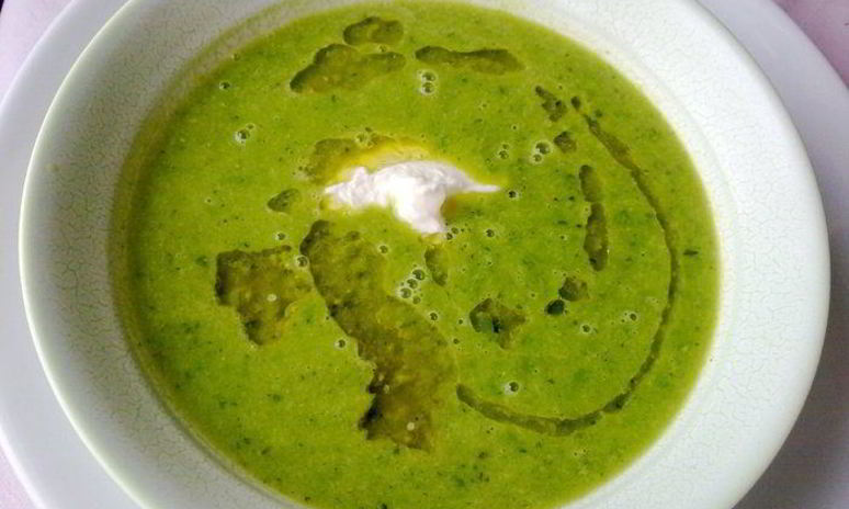 Рецепт супа-пюре мятного горошек