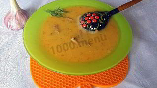 Суп-пюре с чечевицей