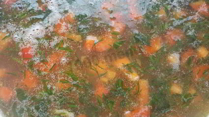 суп-пюре с чечевицей