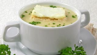 Суп-пюре с чесноком