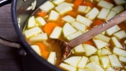 суп-пюре с яблоками и морковью