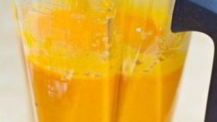 суп-пюре с яблоками и морковью