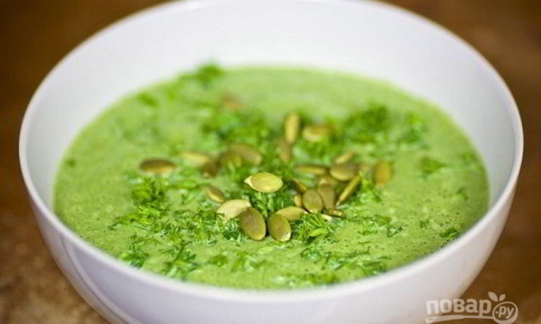 Рецепт супа-пюре со шпинатом