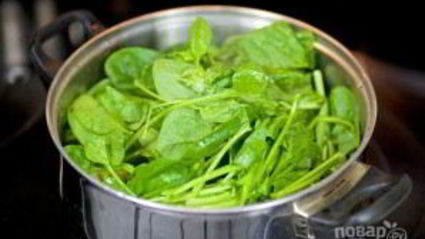 суп-пюре со шпинатом