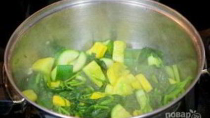 суп-пюре со шпинатом