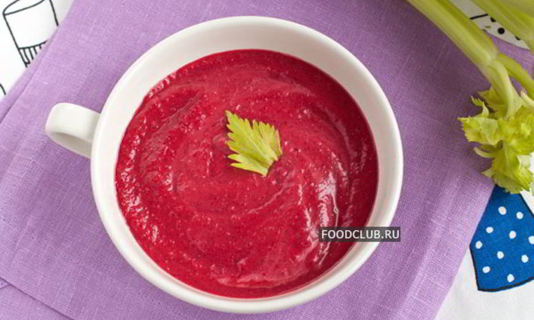 Рецепт свекольного супа-пюре