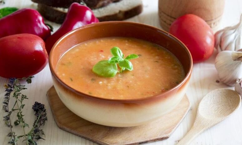 Рецепт томатного супа-пюре
