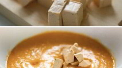 тыквенный суп-пюре с сыром