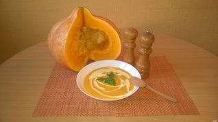 Тыквенный суп-пюре со сливками